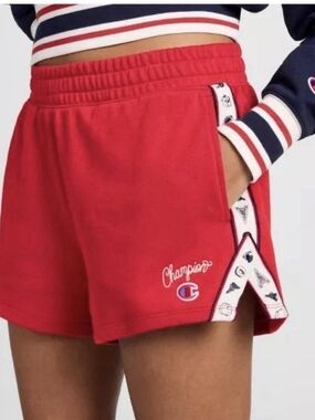 Champion Women's Red Athletic Shorts Plus Size 1X